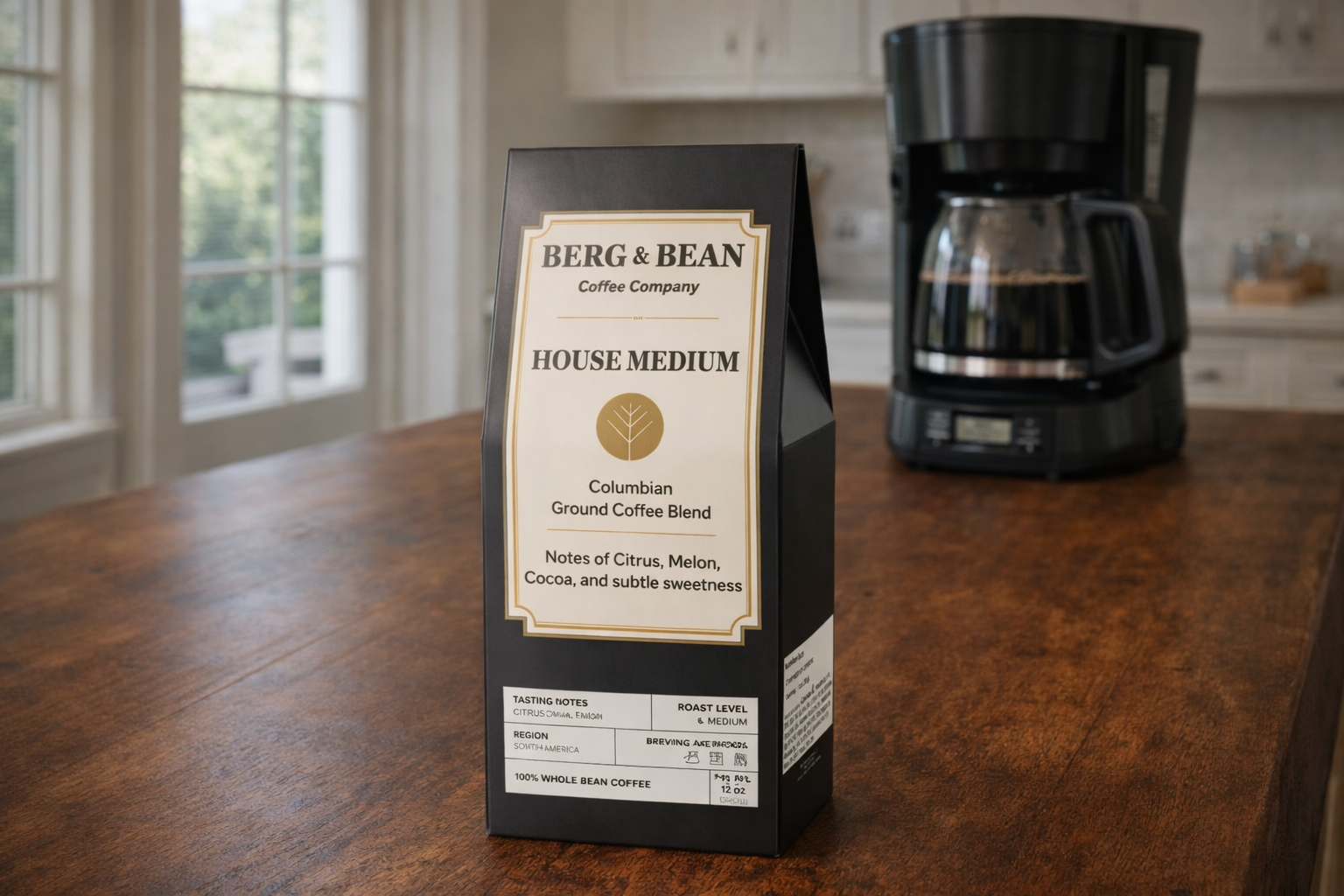 House Medium Roast Ground Coffee